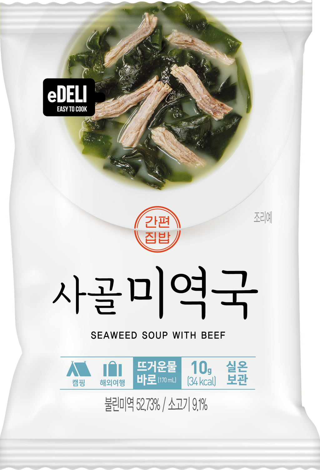Donglim Seaweed Soup with Beef package back