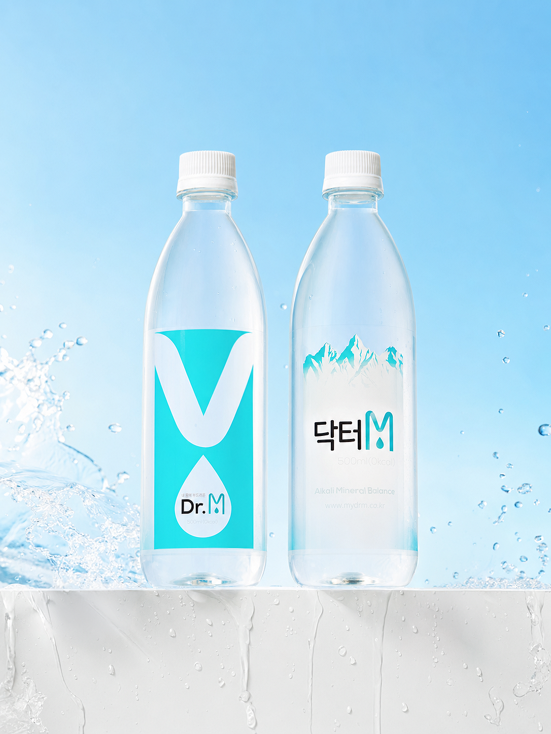 Dr.M Alkaline Mineral Water lineup